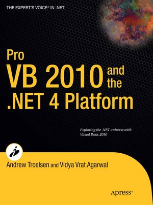 cover image of Pro VB 2010 and the .NET 4.0 Platform